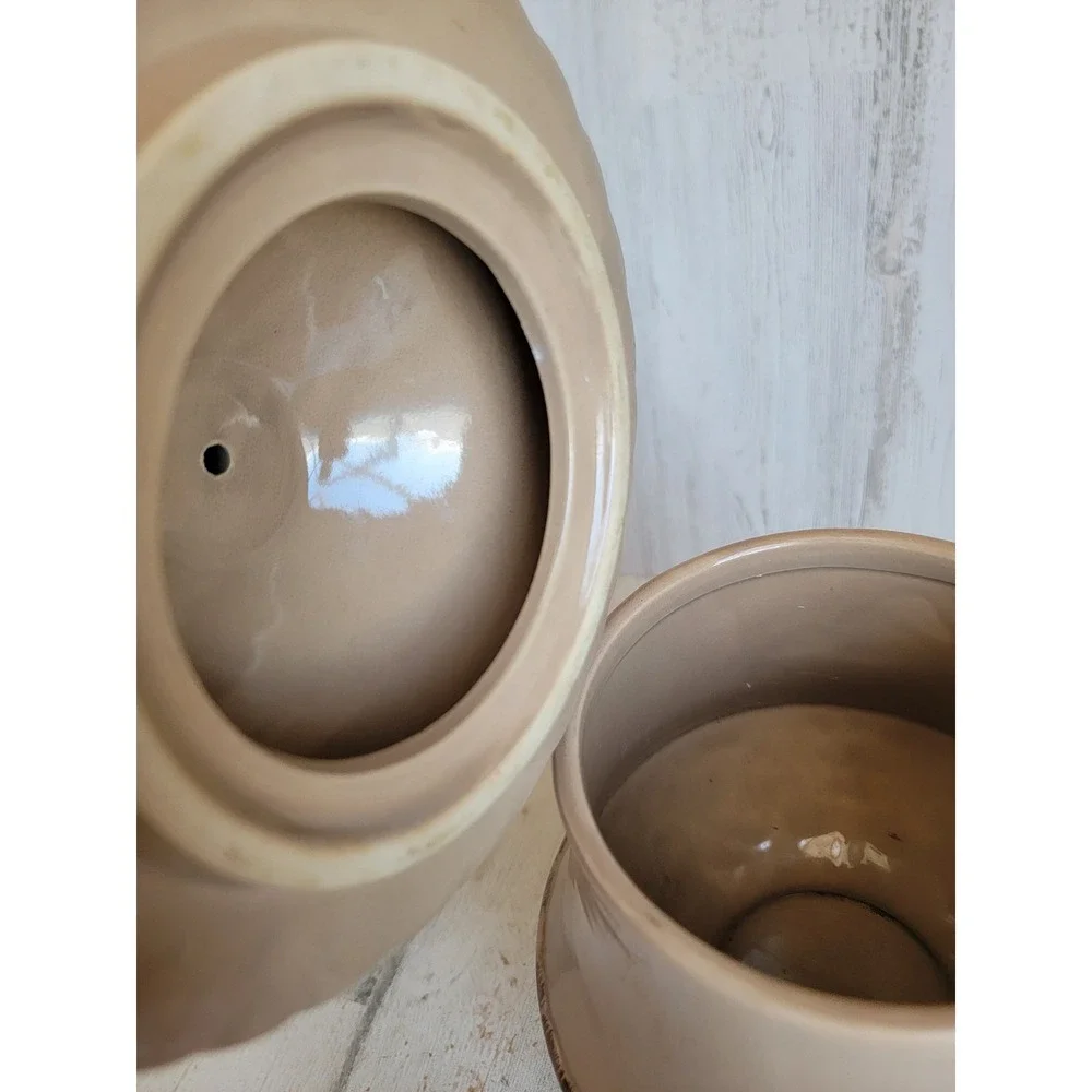 Biscotti Brown Cookie Jar citta del Venezia Ceramic Designpac Panetteria